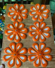 Load image into Gallery viewer, SIX Orange Plates NO Knobs