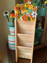 Load image into Gallery viewer, Wall Mail Sorter with Flowers