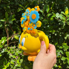 Load image into Gallery viewer, Tweety Teapot with Flowers