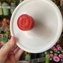 Load image into Gallery viewer, Red Flower Canister