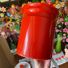 Load image into Gallery viewer, Red Flower Canister
