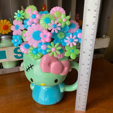 Load image into Gallery viewer, FrakenKitty Mug with Flowers