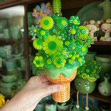 Load image into Gallery viewer, Ice Cream Cone with Flowers