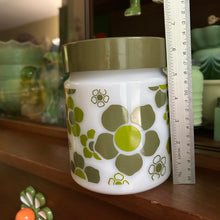 Load image into Gallery viewer, Green Flower Canister Set