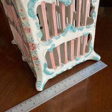Load image into Gallery viewer, Vintage Ceramic Birdcage