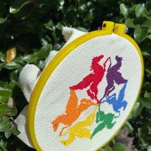 Load image into Gallery viewer, Rainbow Pegasus Needlepoint