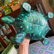 Load image into Gallery viewer, Drippy Lidded Turtle Dish