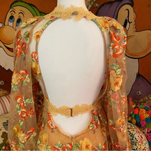 Load image into Gallery viewer, NEW Lace Floral Maxi Dress XS