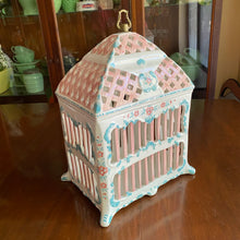 Load image into Gallery viewer, Vintage Ceramic Birdcage