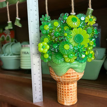 Load image into Gallery viewer, Ice Cream Cone with Flowers