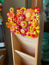 Load image into Gallery viewer, Wall Mail Sorter with Flowers