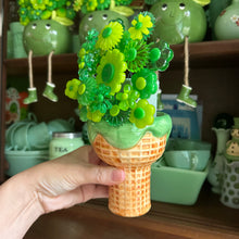 Load image into Gallery viewer, Ice Cream Cone with Flowers