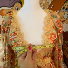 Load image into Gallery viewer, NEW Lace Floral Maxi Dress XS