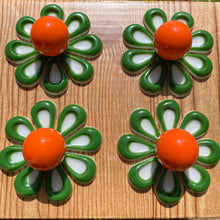 Load image into Gallery viewer, FOUR Green White Orange Knobs
