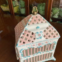 Load image into Gallery viewer, Vintage Ceramic Birdcage