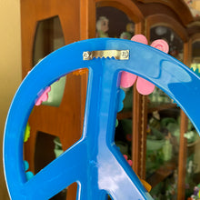Load image into Gallery viewer, Blue Acrylic Peace Sign
