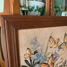 Load image into Gallery viewer, Framed Large Butterfly Fabric Print
