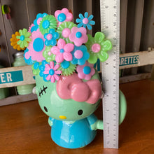 Load image into Gallery viewer, FrakenKitty Mug with Flowers
