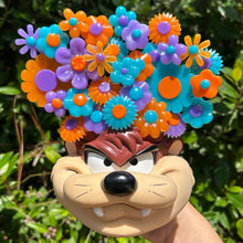 Load image into Gallery viewer, Taz Mug with Flowers
