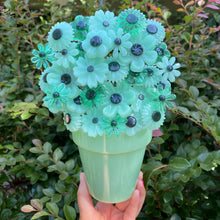 Load image into Gallery viewer, Jadeite Flower Pot with Flowers
