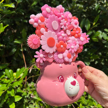 Load image into Gallery viewer, Pink Care Bear Mug with Flowers
