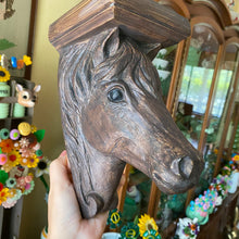Load image into Gallery viewer, Horse Head Wall Sconce 90s
