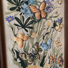 Load image into Gallery viewer, Framed Large Butterfly Fabric Print
