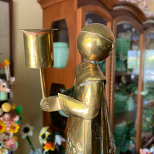 Load image into Gallery viewer, PAIR Brass Angels Candle Holders
