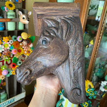 Load image into Gallery viewer, Horse Head Wall Sconce 90s
