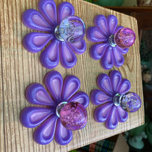 Load image into Gallery viewer, FOUR Purple Glass Knobs
