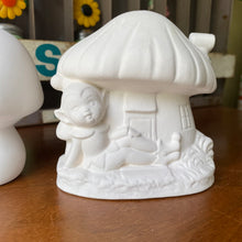 Load image into Gallery viewer, PAIR Ceramic Bisque Pixie &amp; Mushroom

