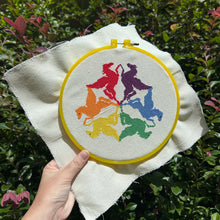 Load image into Gallery viewer, Rainbow Pegasus Needlepoint
