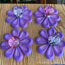 Load image into Gallery viewer, FOUR Purple Glass Knobs
