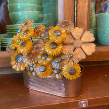Load image into Gallery viewer, Copper Basket with Flowers
