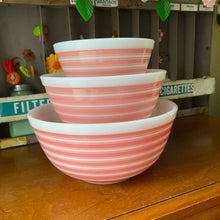 Load image into Gallery viewer, Pyrex Rainbow Stripe Three Set
