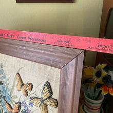 Load image into Gallery viewer, Framed Large Butterfly Fabric Print
