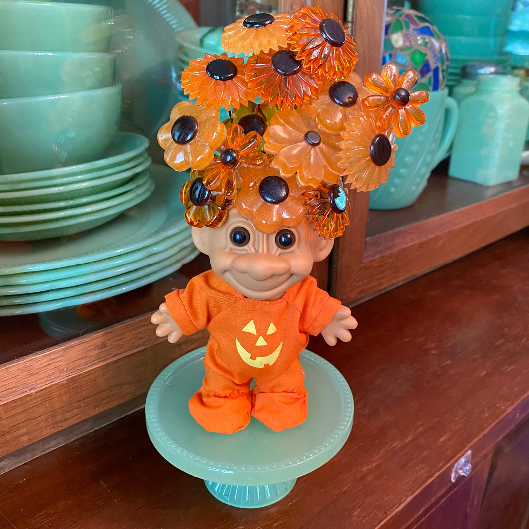 Pumpkin Troll Orange Flower