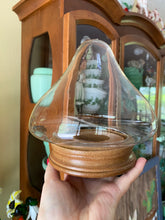 Load image into Gallery viewer, Glass Dome Wood Bottom
