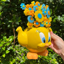 Load image into Gallery viewer, Tweety Teapot with Flowers
