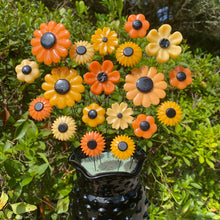 Load image into Gallery viewer, Orange Flowers Set of 20
