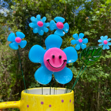 Load image into Gallery viewer, Pink &amp; Blue Smiley Flower Set
