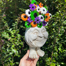 Load image into Gallery viewer, Funny Face with Halloween Flowers
