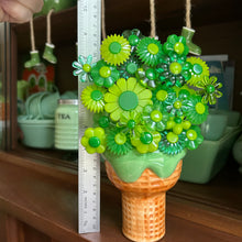 Load image into Gallery viewer, Ice Cream Cone with Flowers
