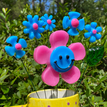 Load image into Gallery viewer, Pink &amp; Blue Smiley Flower Set
