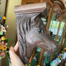 Load image into Gallery viewer, Horse Head Wall Sconce 90s
