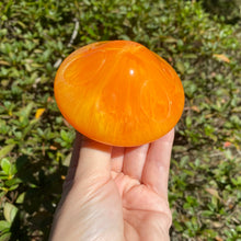 Load image into Gallery viewer, Orange Mushroom Jar
