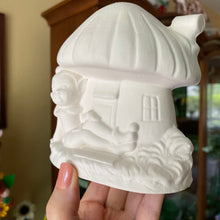 Load image into Gallery viewer, PAIR Ceramic Bisque Pixie &amp; Mushroom
