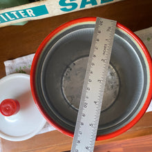 Load image into Gallery viewer, Red Flower Canister
