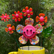 Load image into Gallery viewer, Pink Confetti Smiley Flower Set
