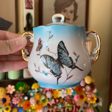 Load image into Gallery viewer, Antique Butterfly Creamer &amp; Sugar
